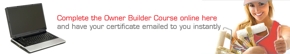 Owner builder course online